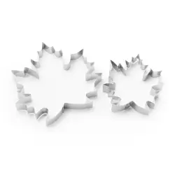 Maple Leaf Cutter Set of 2. Designed by Lisa Bugeja