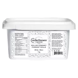 Confectioners Choice White Rolled Fondant. 1Kg