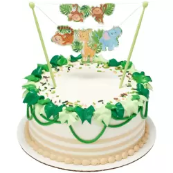Baby Animals Layon Cake Topper - Pack of 6