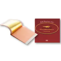 23 Carat Edible Gold Leaf Transfer Sheets -  Package of 25