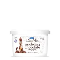 Choco-Pan by Satin Ice Deep Brown Modeling Chocolate - 454g (1 lb)