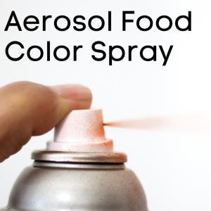 Aerosol Food Color Spray