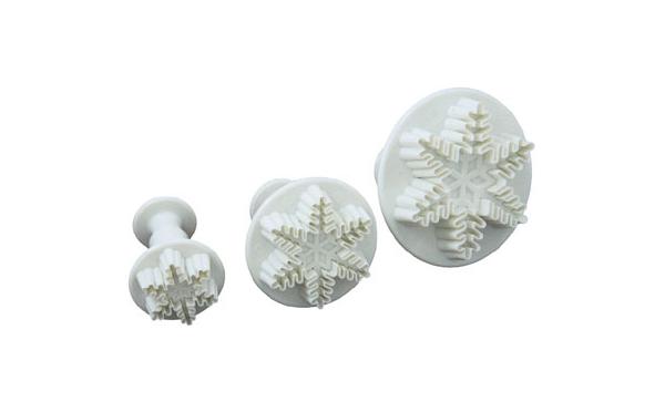 PME Snowflake Plunger Cutter Set of 3 600